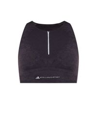 Adidas By Stella McCartney Blue Sports Top