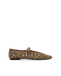 Kurt Geiger Brown Ballet Flats Mayfair