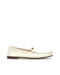 Versace White "Guanto" Loafers Shoes for men