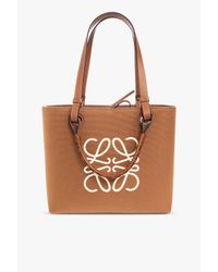 Loewe Brown 'anagram Small' Shopper Bag