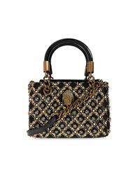 Kurt Geiger Black Mini Kensington Jewel' Handheld Bag