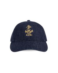 A.P.C. Blue Baseball Cap