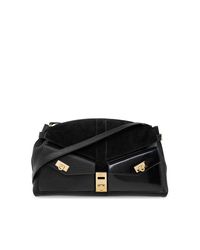 Ferragamo Black Shoulder Bag Hug Large