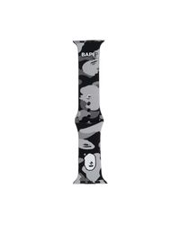 A Bathing Ape White Apple Watch Strap for men