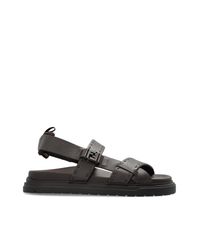 Fendi Black 'Chunky' Sandals for men