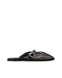 Alaïa Black Slides With A Strap