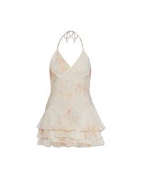 LoveShackFancy White Short Dress 'Adrinette'