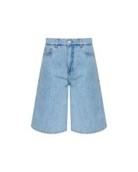 Coperni Blue Denim Shorts