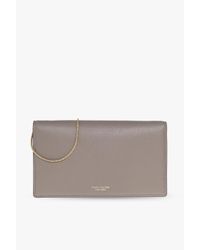 Marc Jacobs Gray 'the Slim 84 Mini' Wallet With Shoulder Strap