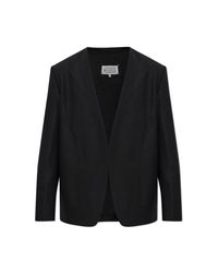 Maison Margiela Black Wool Blazer for men