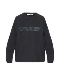 Fear Of God Black Long Sleeve T-Shirt for men