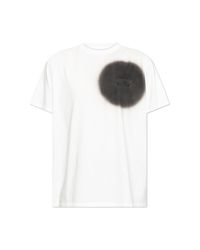 MM6 by Maison Margiela White T-Shirt With Patch for men