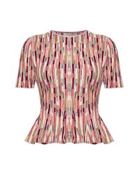 Ulla Johnson Red Samira Top