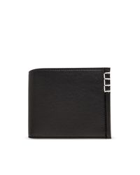 J.W. Anderson Black Foldable Leather Wallet