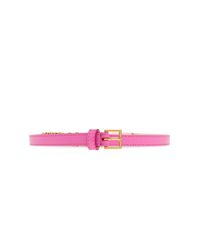Versace Pink Leather Belt