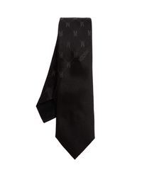 Moschino Black Silk Tie for men