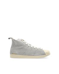 Adidas Originals White X Wales Bonner High-Top Sneakers