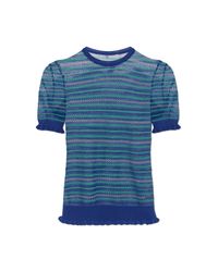 J.W. Anderson Blue Top With Decorative Trim