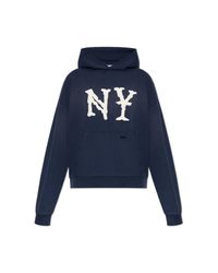 Duke & Dexter Blue Hoodie for men
