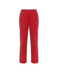 Adidas By Stella McCartney Red Trousers With Logo