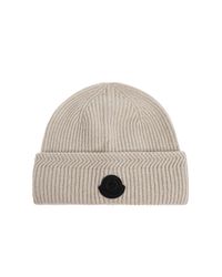 Moncler Natural Woolen Hat for men