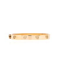 Tory Burch Metallic Bracelet With Logo