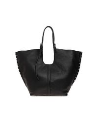 AllSaints Black 'Ara' Shopper Bag