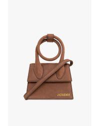 Jacquemus Brown 'le Chiquito Noeud' Shoulder Bag