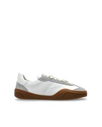 Acne White Sneakers Bars