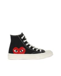 commes de garcon converse black