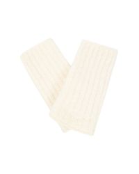 Givenchy White Fingerless Gloves