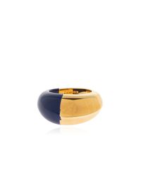 Jil Sander Blue Brass Ring