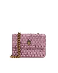 Kurt Geiger Purple Shoulder Bag "Micro Kensington"