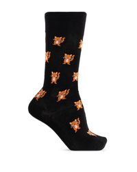 Paul Smith Black Cotton Socks With Logo for men