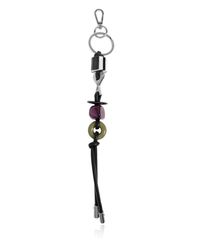AMI Black Keyring With A Pendant