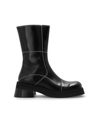 Miista Black 'heya' Ankle Boots