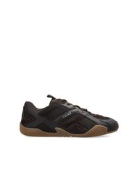 Versace Black Sports Shoes With Logo for men