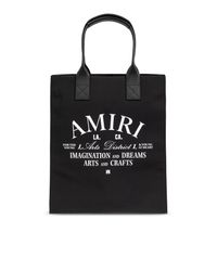 Amiri Black Shopper Bag for men