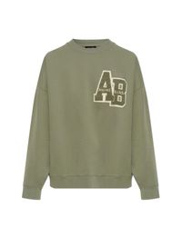 Anine Bing Green Sweatshirt "Miles"