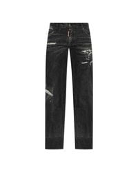 DSquared² Black Jeans Sharpei Flared Bootcut for men