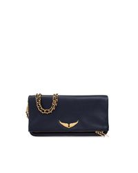 Zadig & Voltaire Blue 'Rock' Shoulder Bag