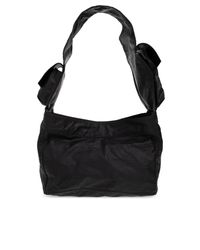 Y-3 Black 'Newspaper Small' Shoulder Bag