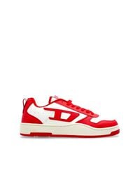 DIESEL Red Sports Shoes 'S-Ukiyo V2 Low' for men