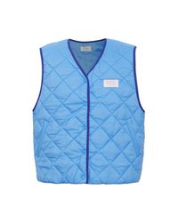 American Vintage Blue Insulated Vest 'Yupibam'