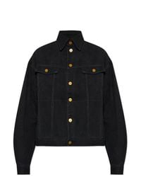 Willy Chavarria Black Denim Jacket for men