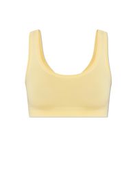 Hanro Yellow Bra From The 'Touch Feeling' Collection