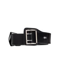 Vetements Black Leather Belt