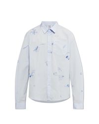 Vetements Blue Shirt With Print for men