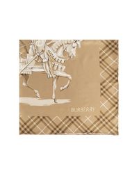 Burberry Natural Silk Scarf