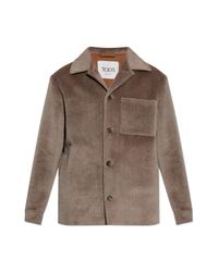 Tod's Brown Wool Jacket for men